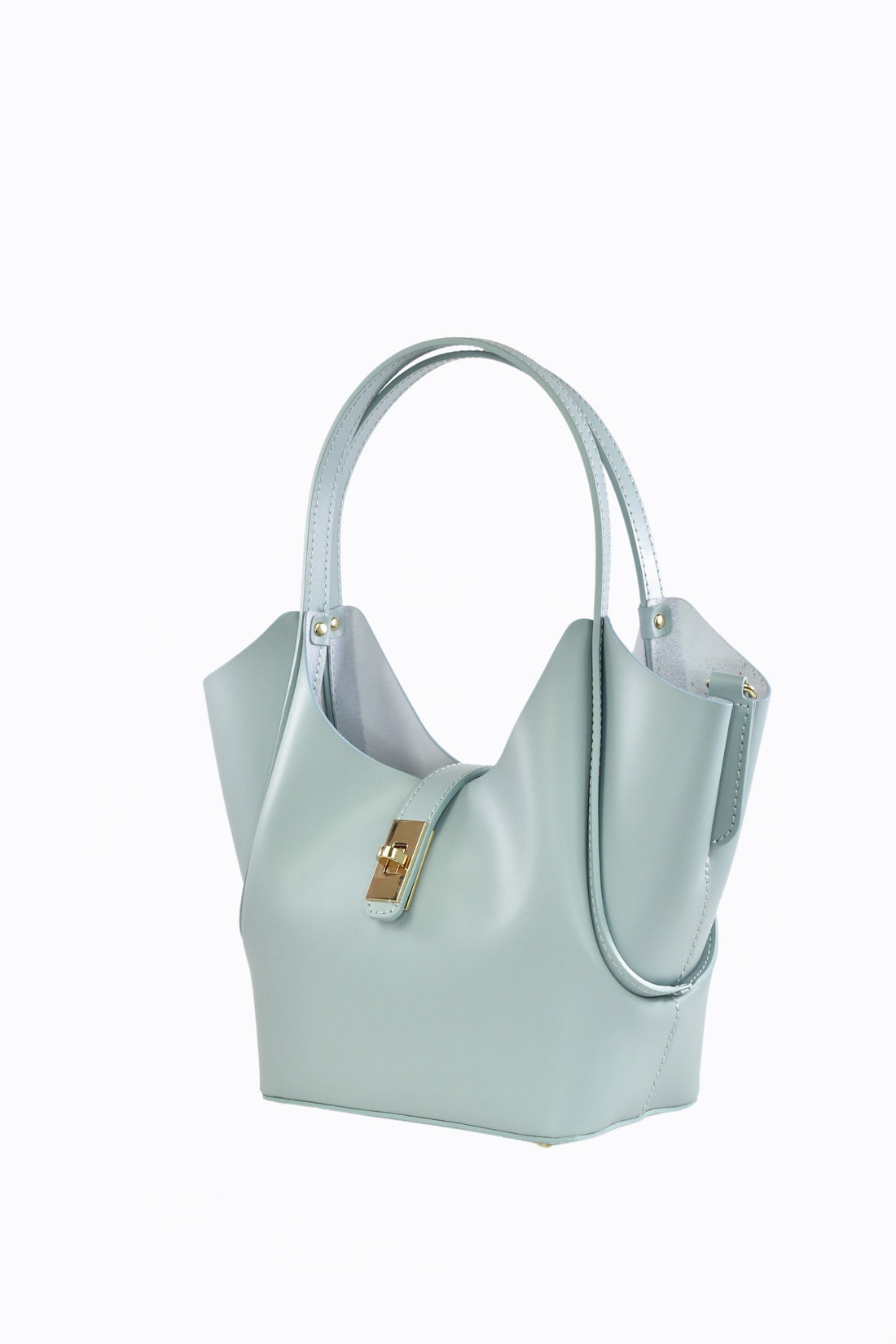 Amelie Bag in Brushed Sky Blue Leather