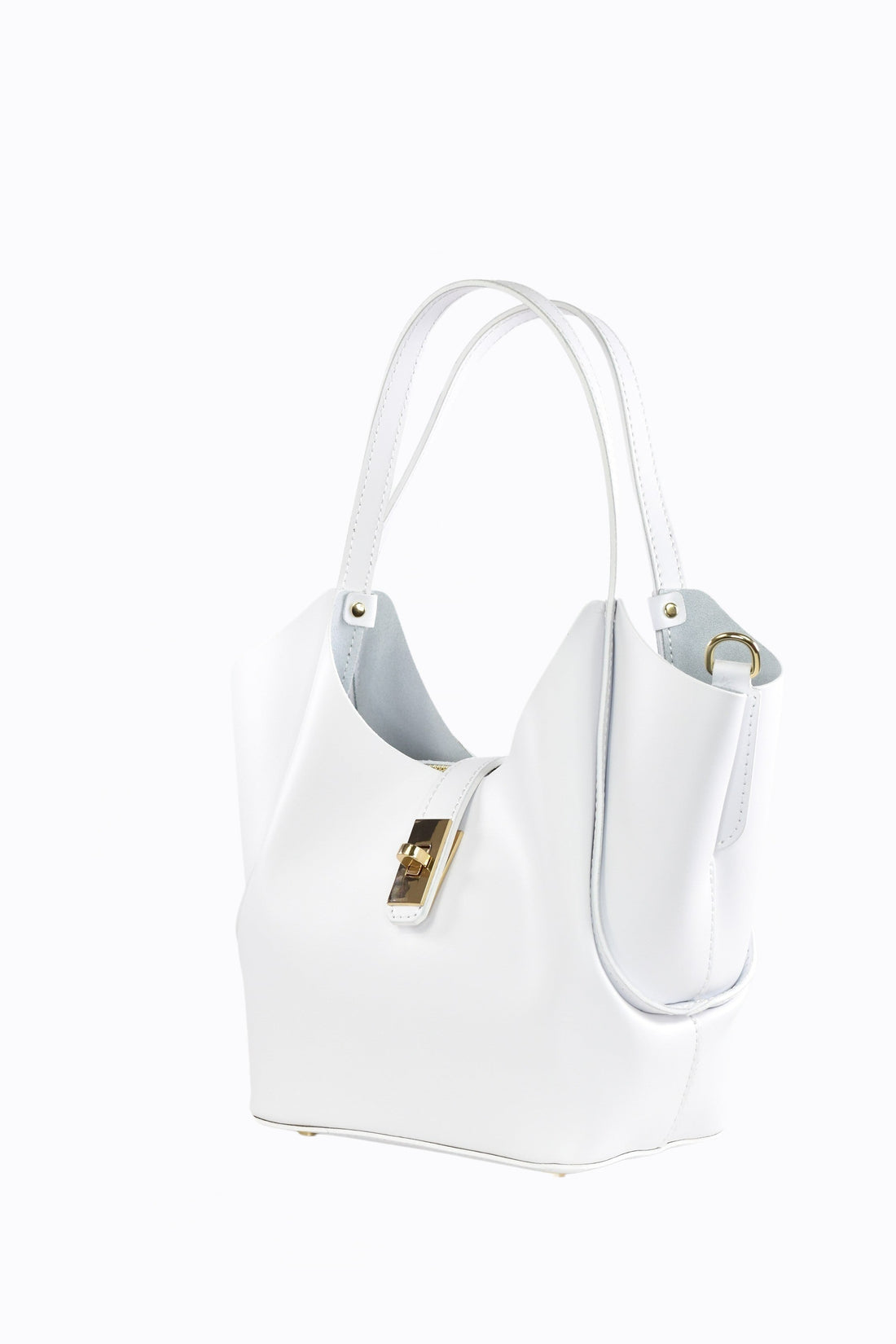Amelie Bag in Brushed White Leather