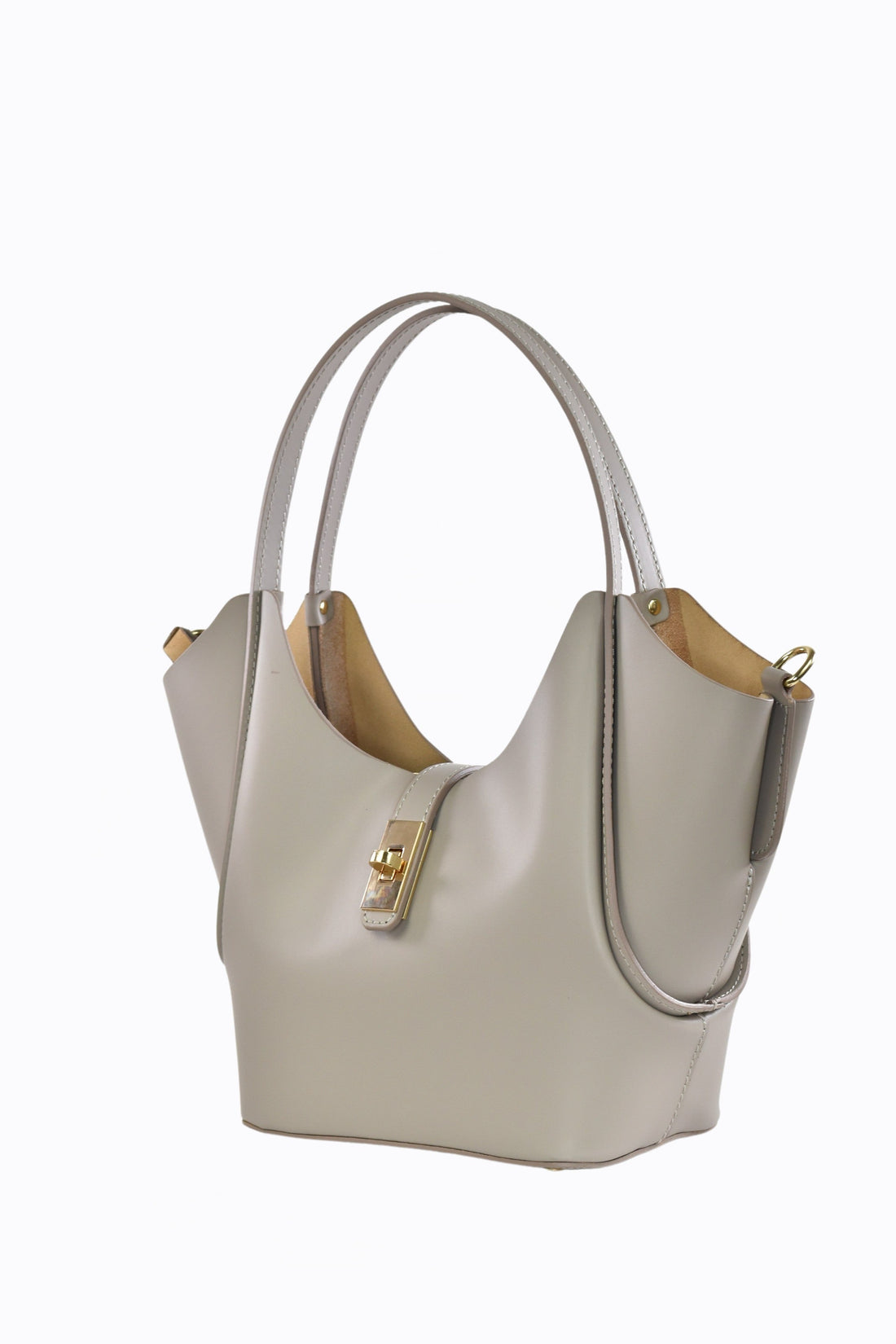 Amelie bag in Brushed Taupe Leather