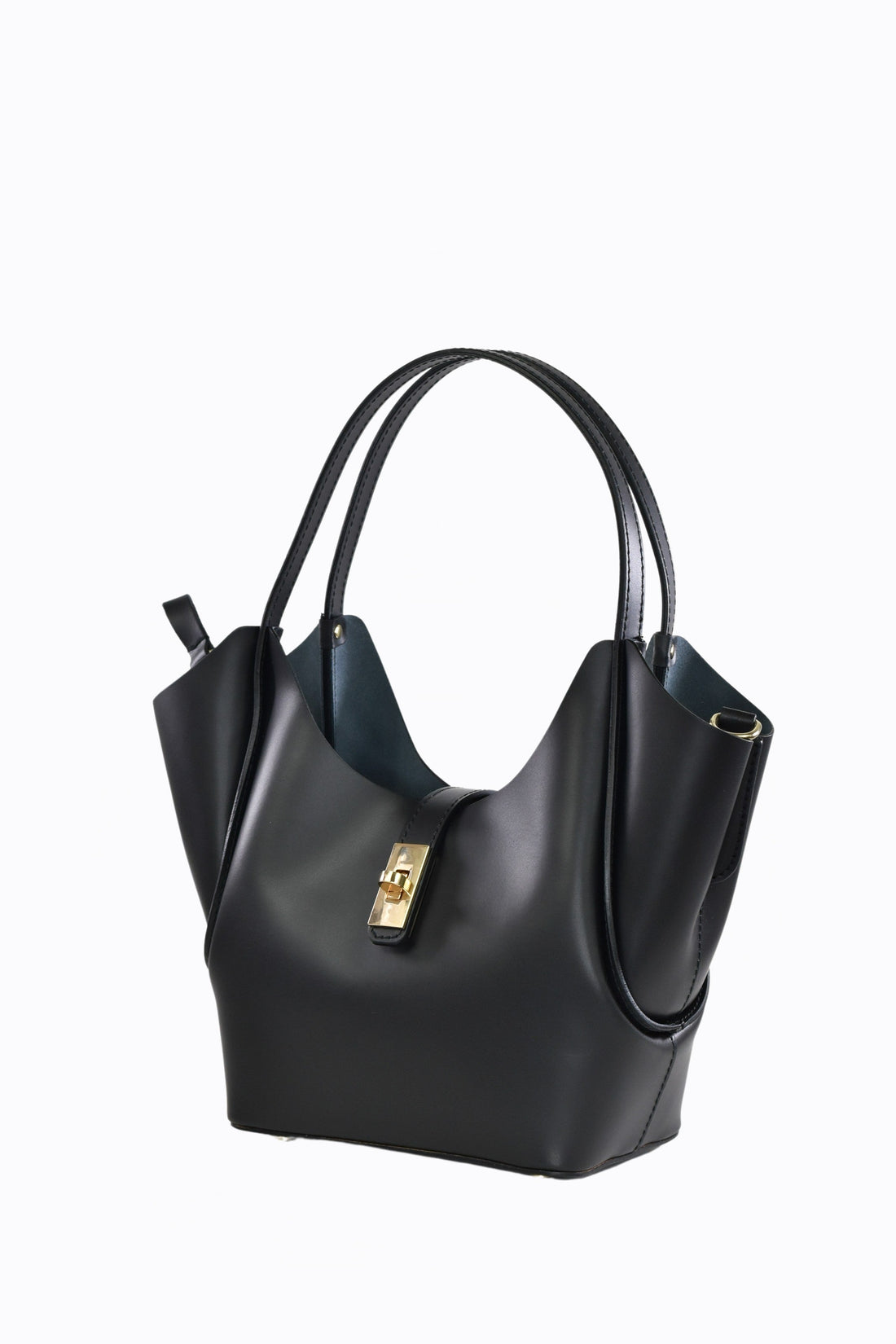 Amelie Bag in Brushed Black Leather