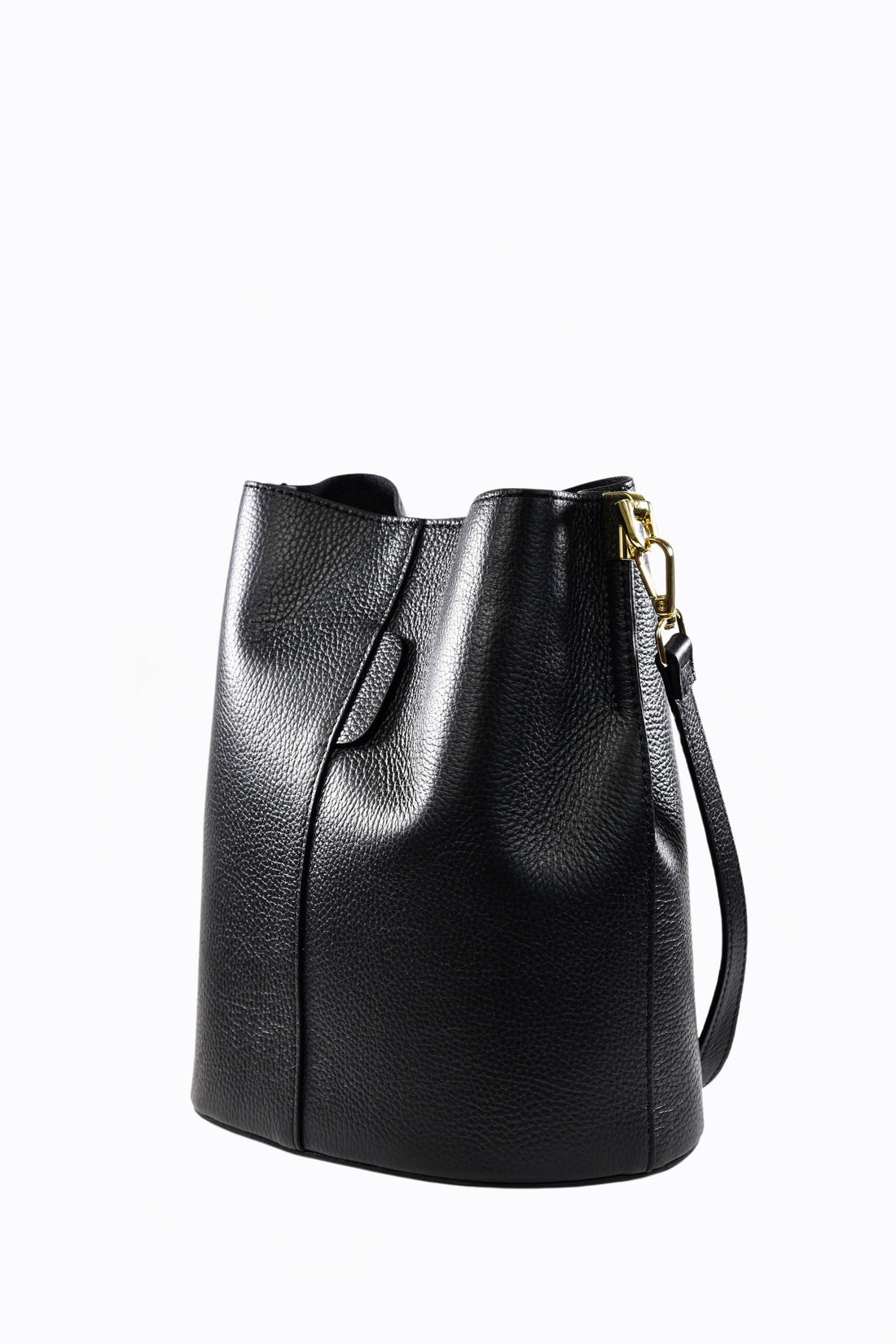 Giusy Bag in Black Dollar Leather