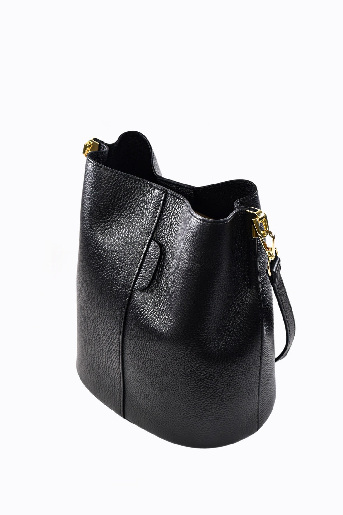 Giusy Bag in Black Dollar Leather