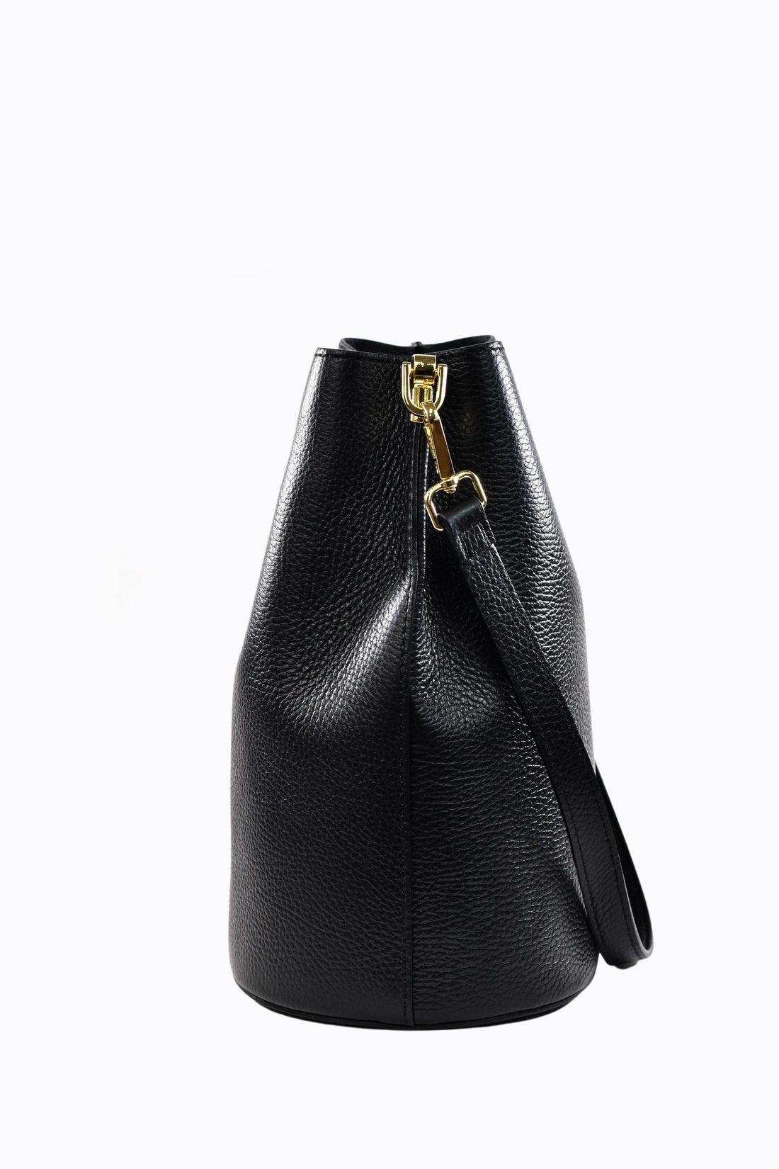 Giusy Bag in Black Dollar Leather