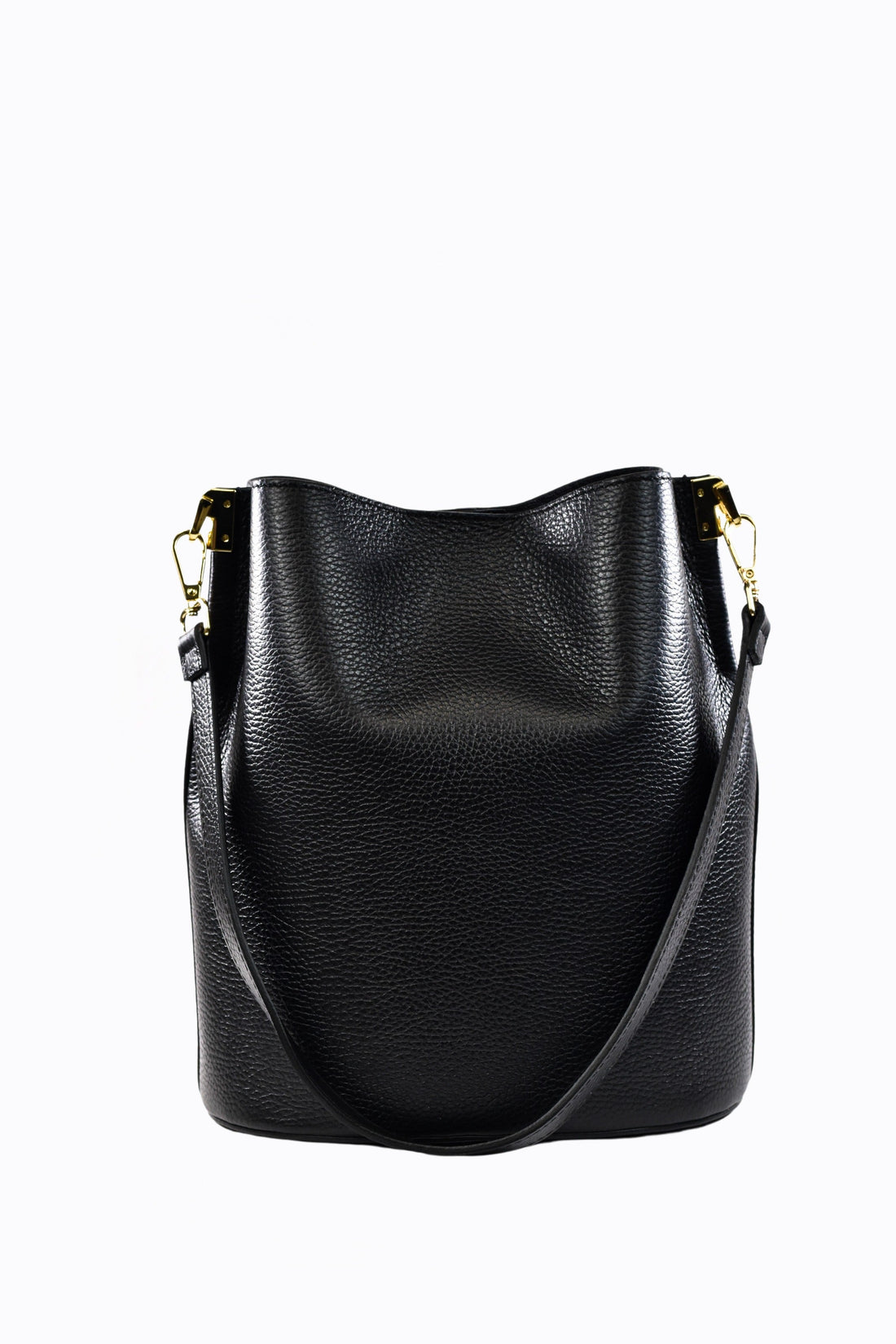 Giusy Bag in Black Dollar Leather