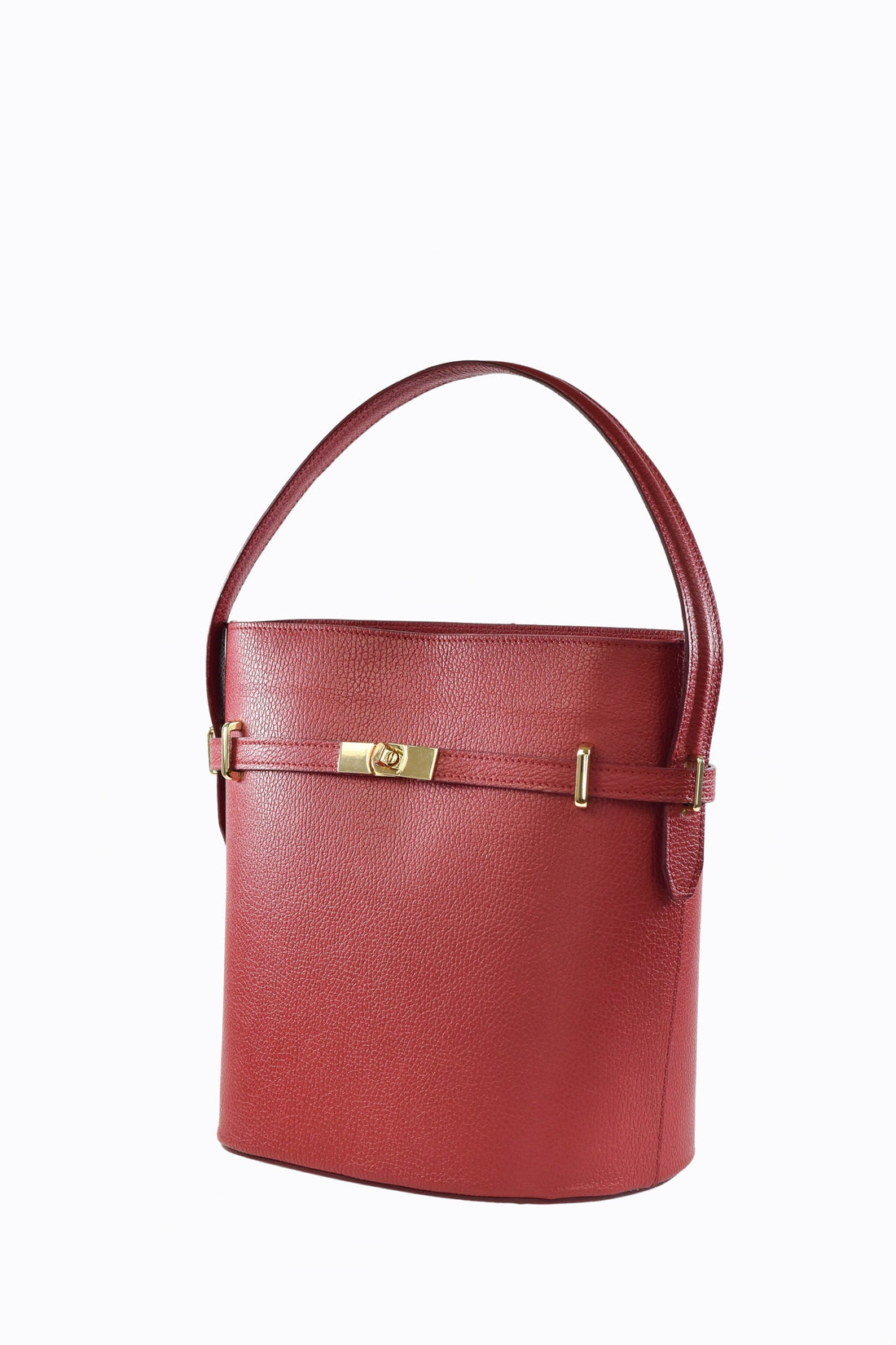 Louise Bag in Red Dollar Leather