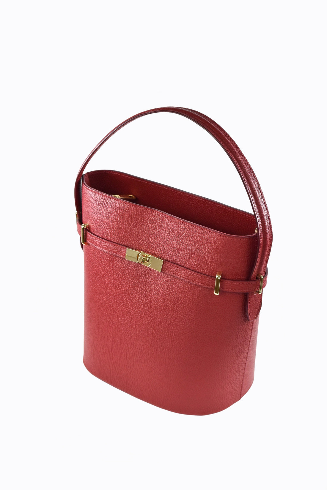 Louise Bag in Red Dollar Leather
