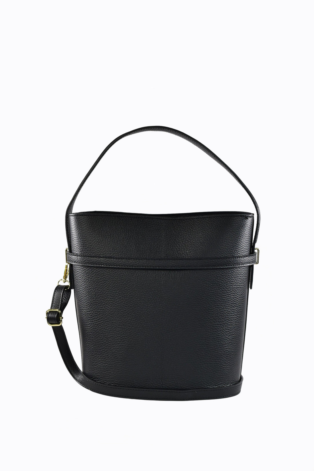Louise bag in black Dollar leather