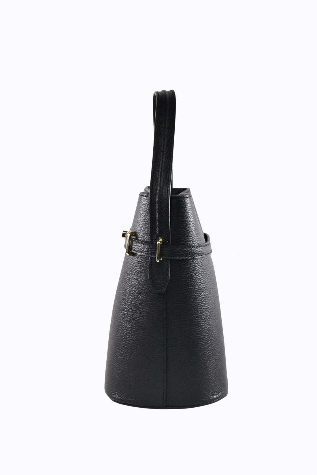 Louise bag in black Dollar leather