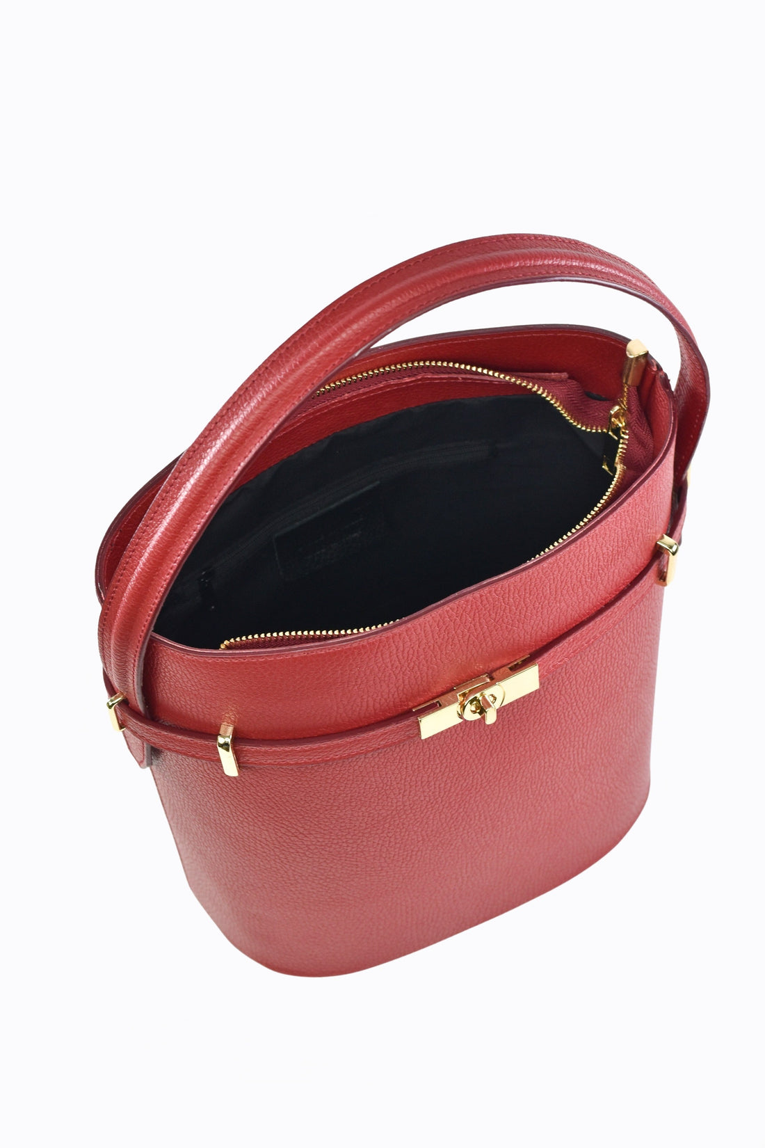 Louise Bag in Red Dollar Leather