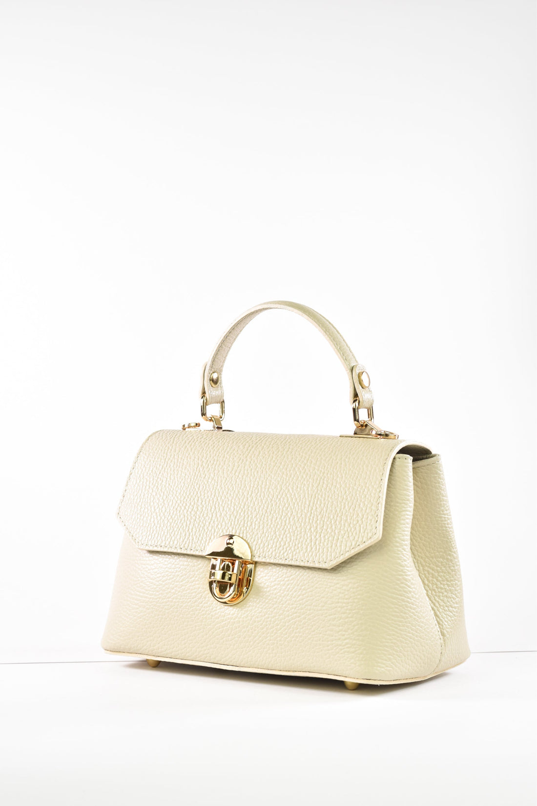 Borsa Egle in pelle dollaro Beige - Voemièn