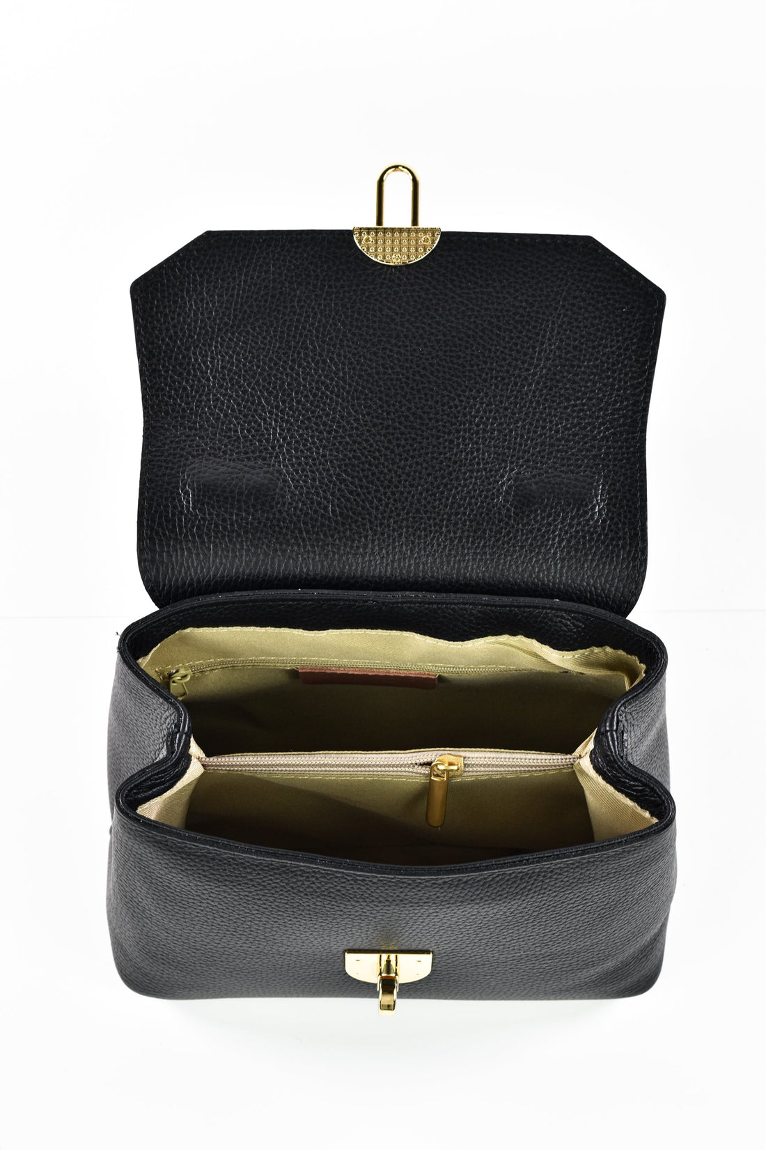 Borsa Egle in pelle dollaro Nera - Voemièn