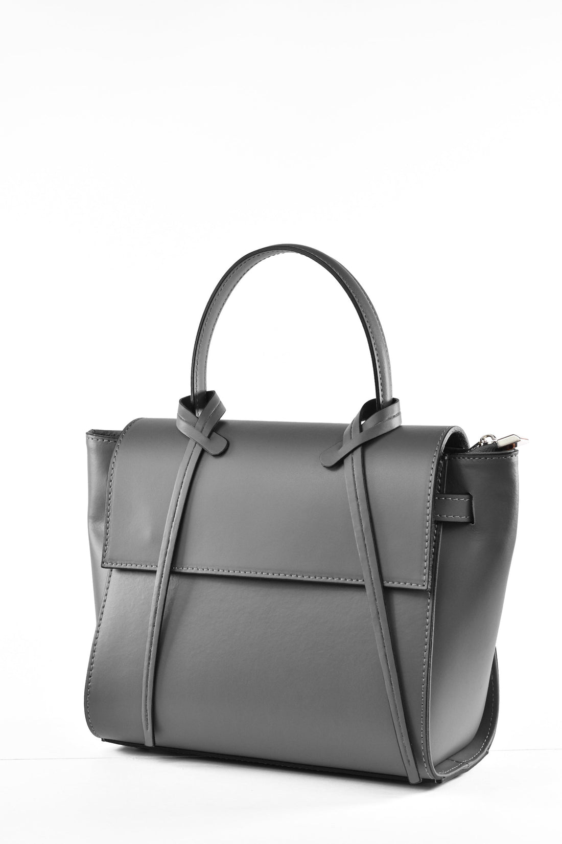 Miù Bag in Brushed Gray Leather