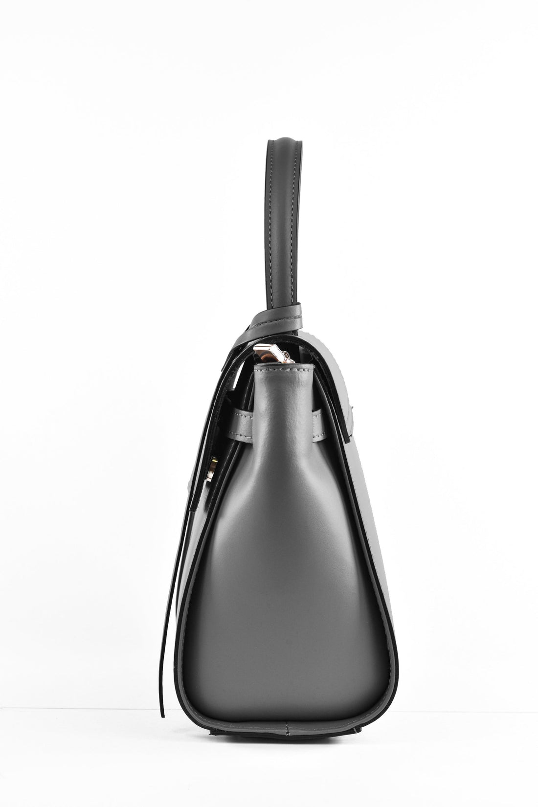Miù Bag in Brushed Gray Leather