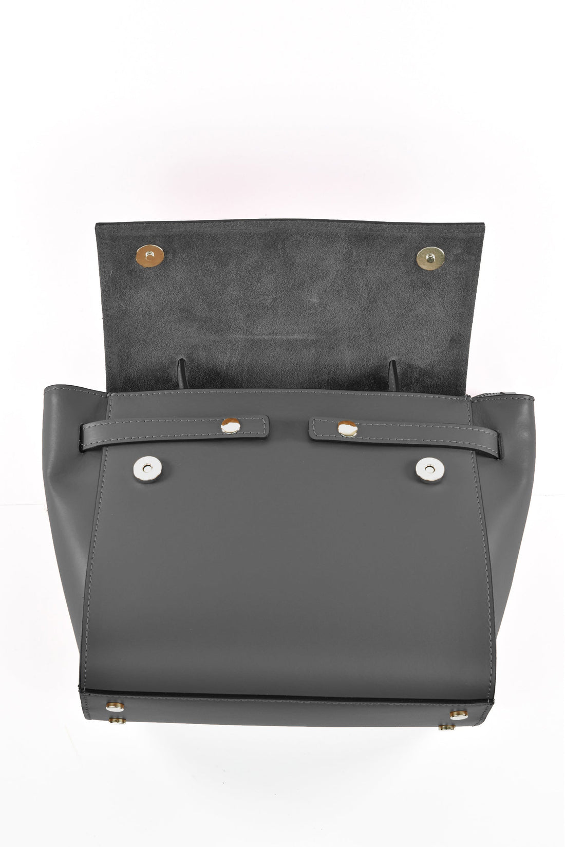 Miù Bag in Brushed Gray Leather