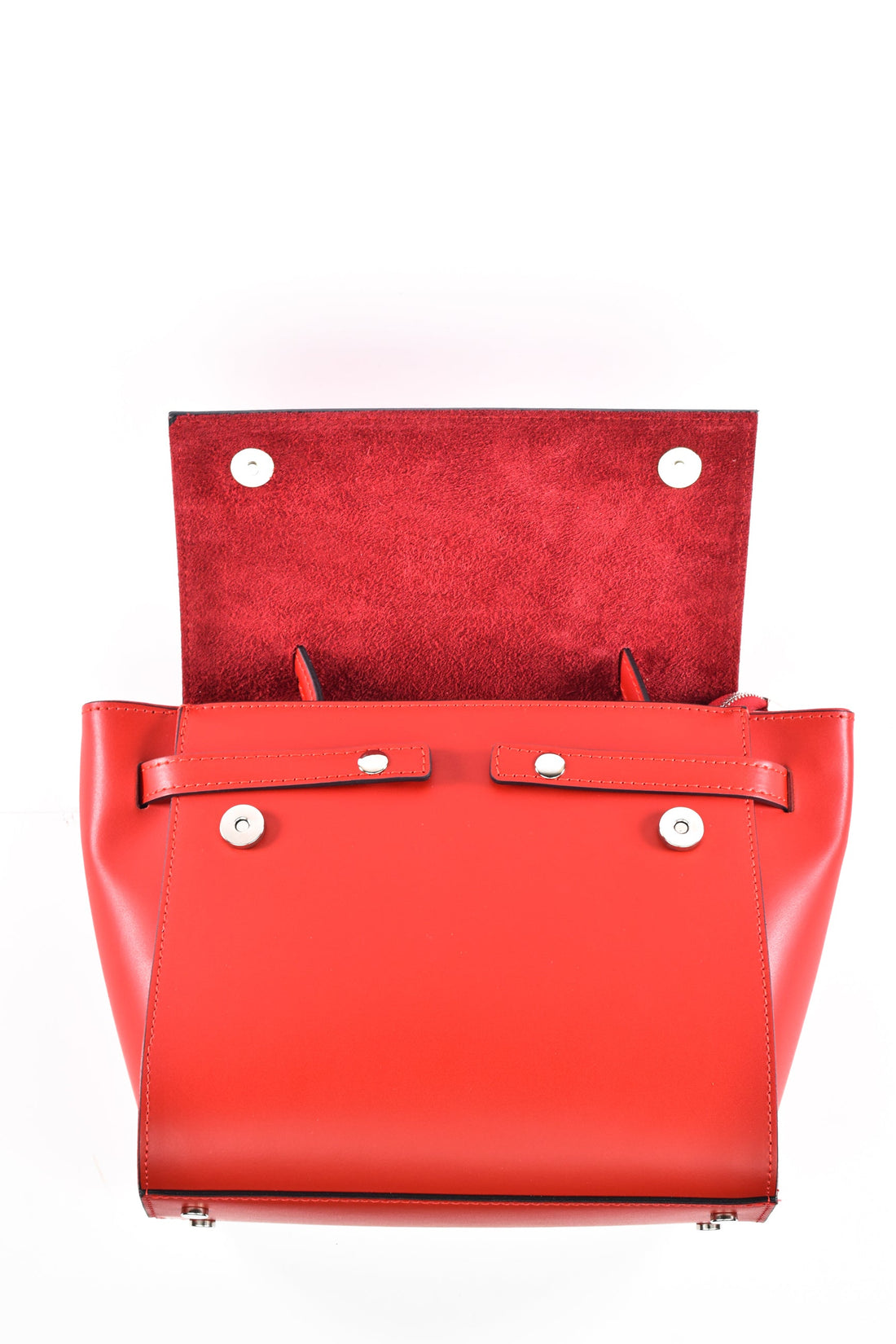 Borsa Miù in pelle Spazzolata Rossa - Voemièn