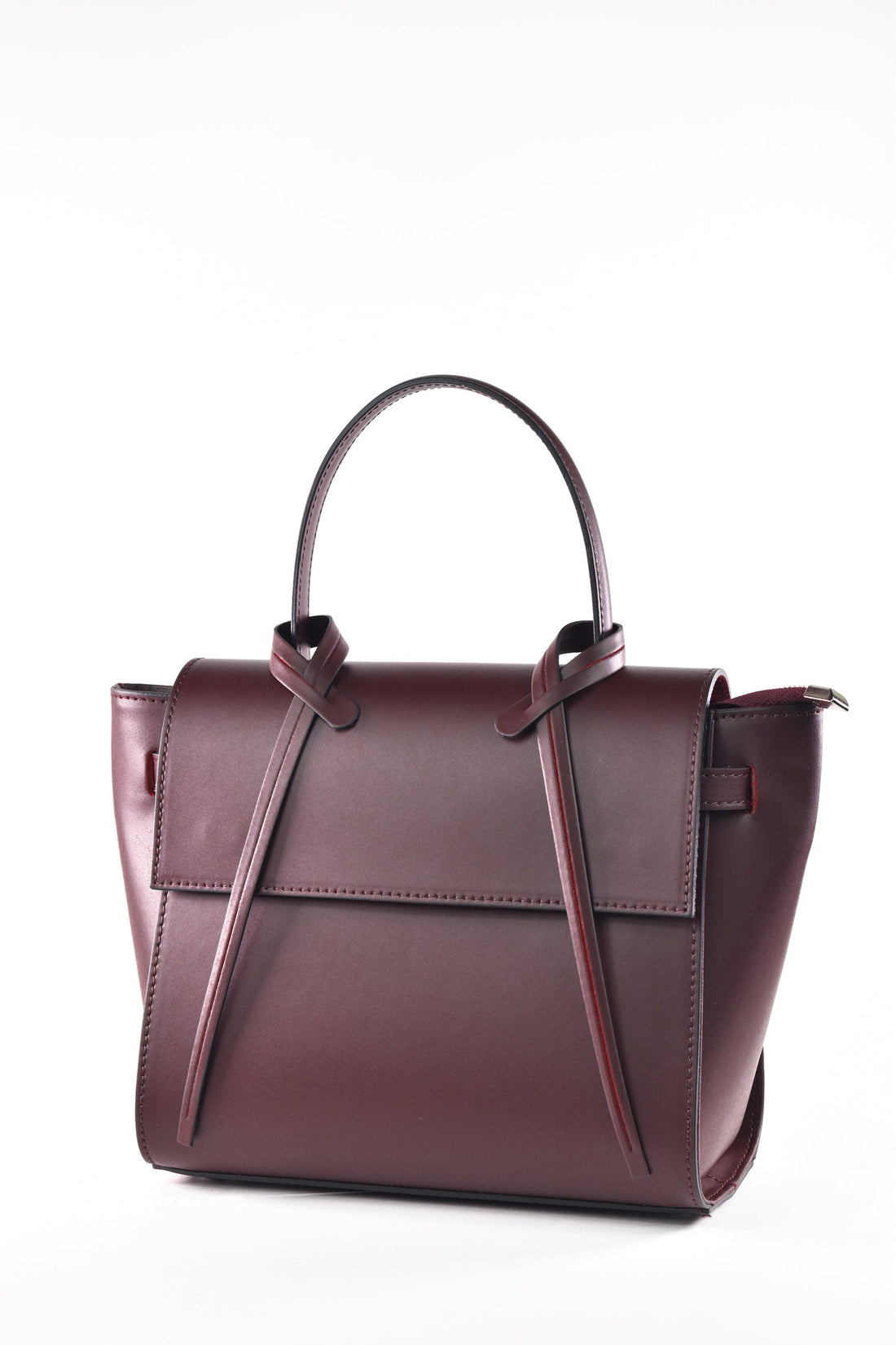Borsa Miù in pelle Spazzolata Bordeaux scuro - Voemièn