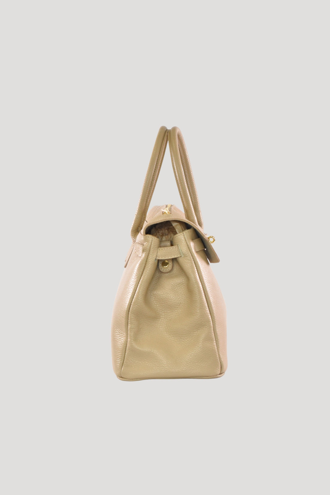 Elizabeth Bag in Togo Leather Light Taupe