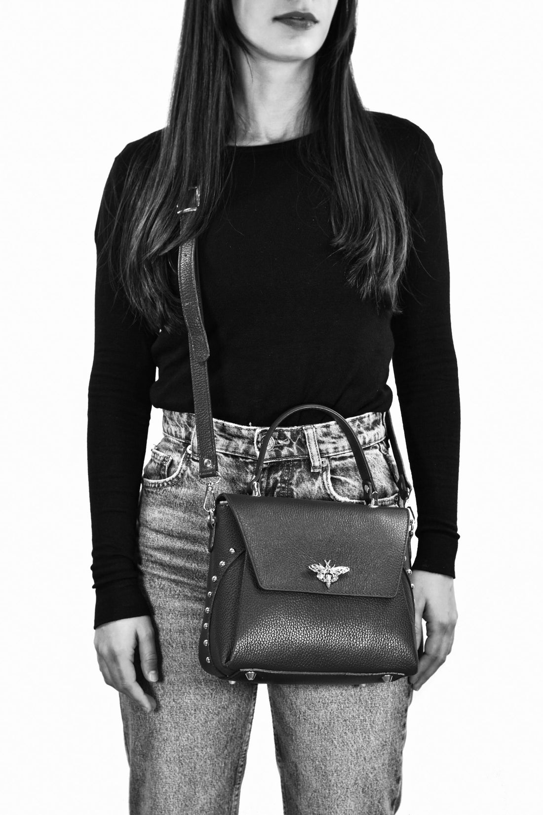 Nives Bag in Mustard Dollar Leather