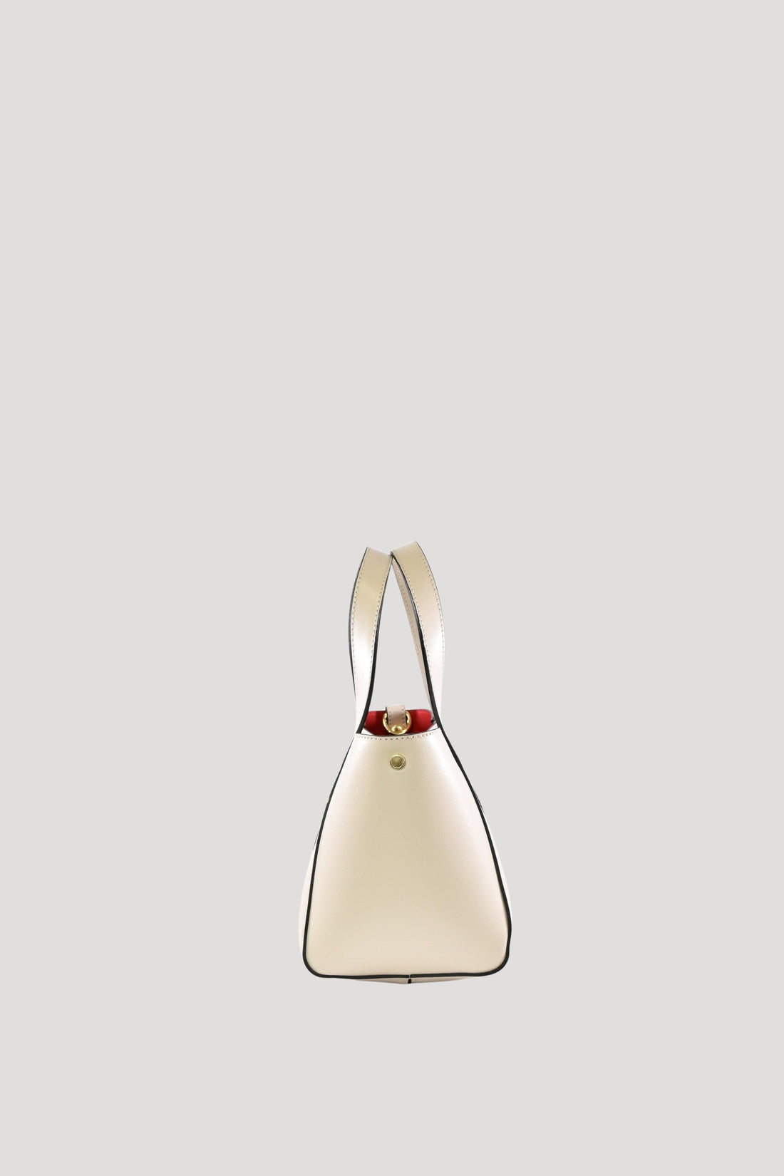 Eleonor Bag in Beige Saffiano Leather