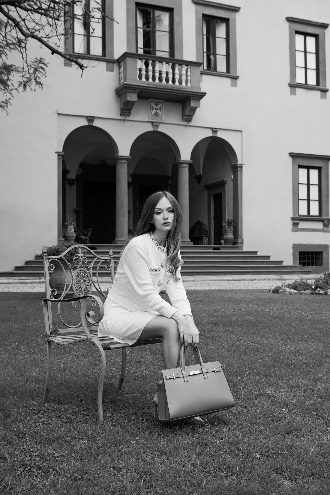 Sveva Bag in Mint Green Togo Leather
