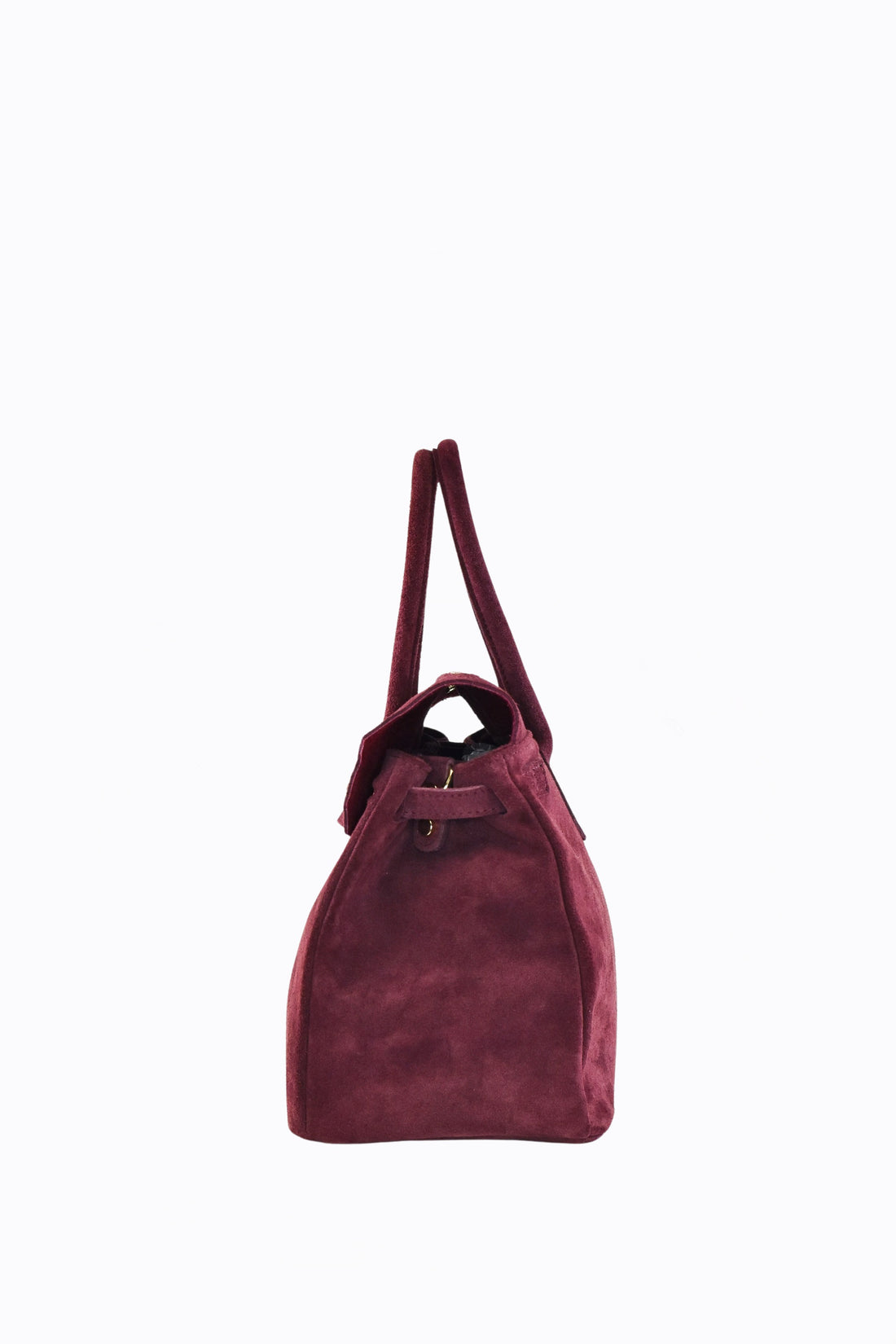 ELIZABETH BAG IN BURGUNDY SUEDE