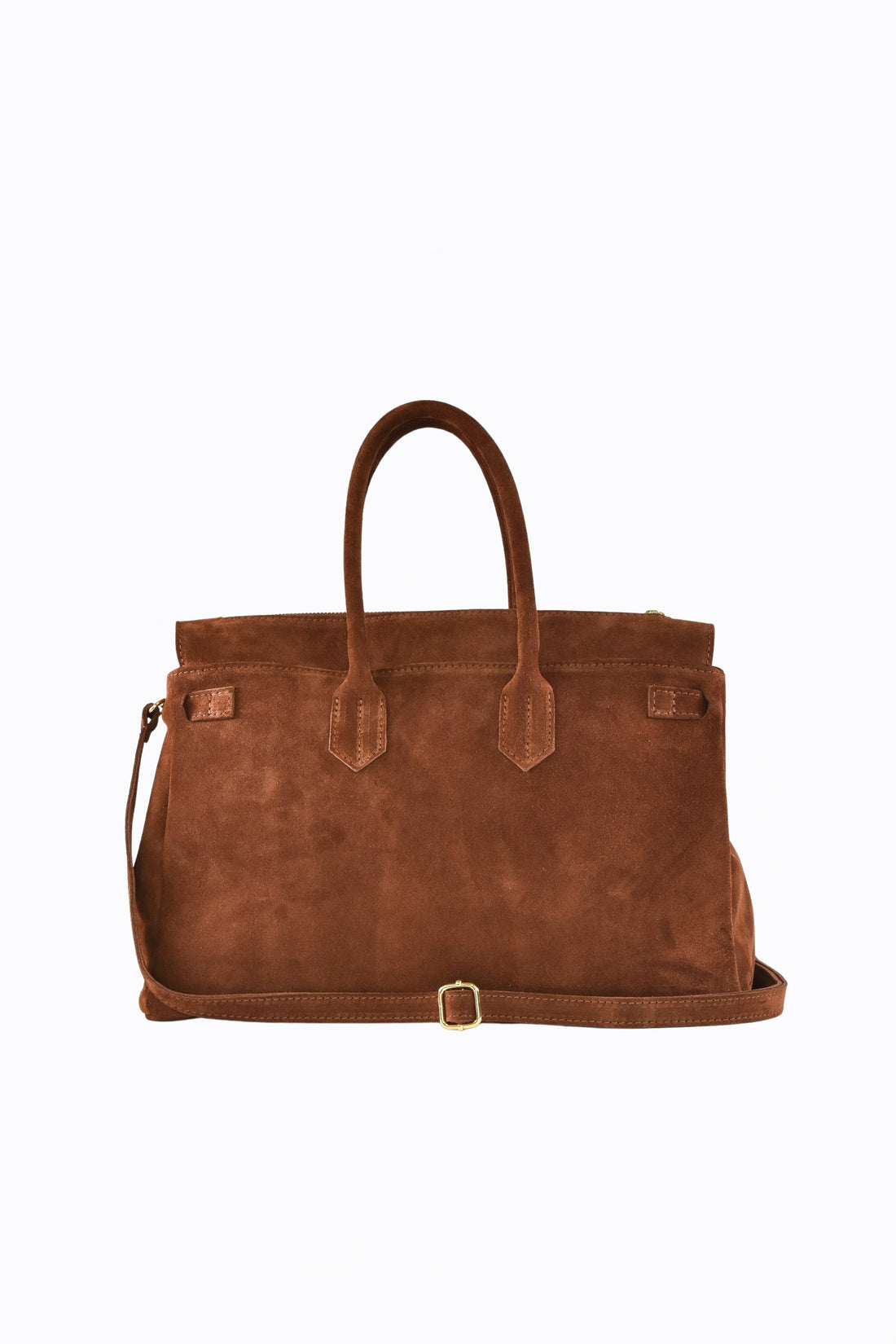ELIZABETH BAG IN TAN SUEDE
