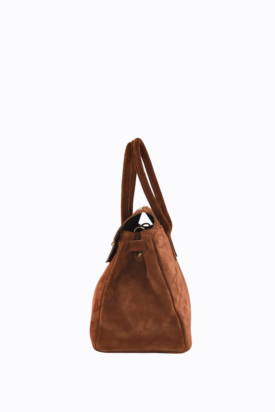 ELIZABETH BAG IN TAN SUEDE