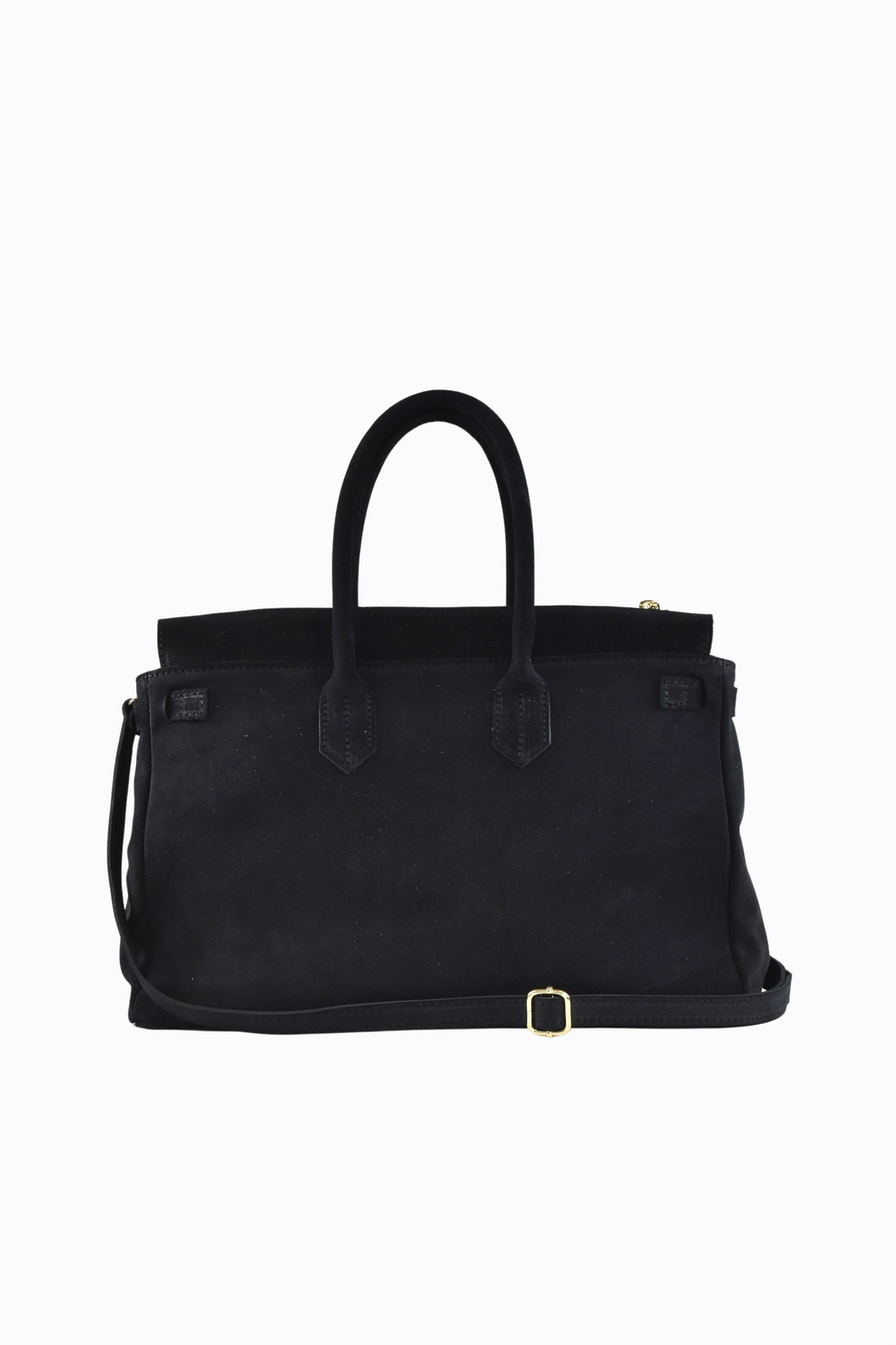 ELIZABETH BAG IN BLACK SUEDE