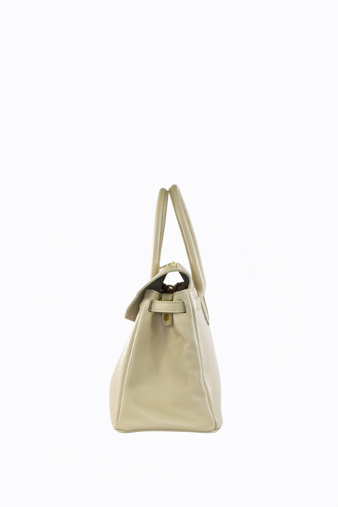 ELIZABETH BAG IN TOGO LEATHER CREAMY WHITE