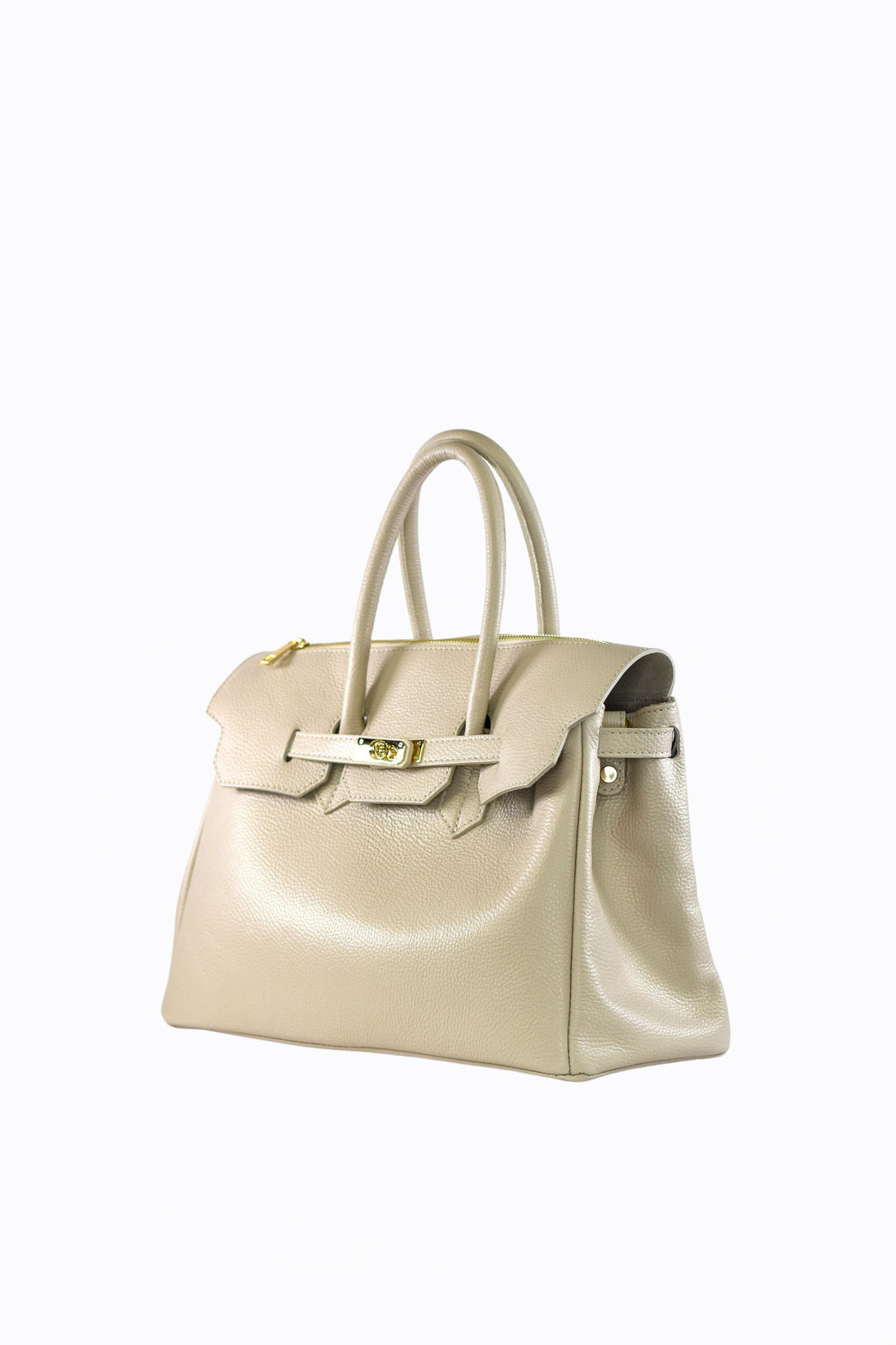 ELIZABETH BAG IN TOGO LEATHER CREAMY WHITE