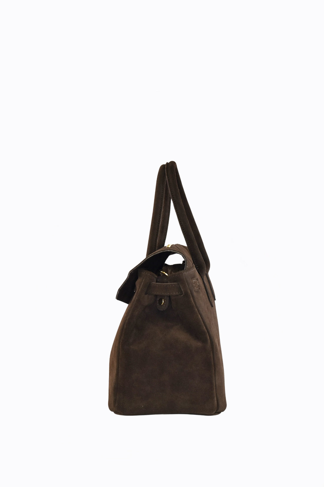 ELIZABETH BAG IN DARK BROWN SUEDE
