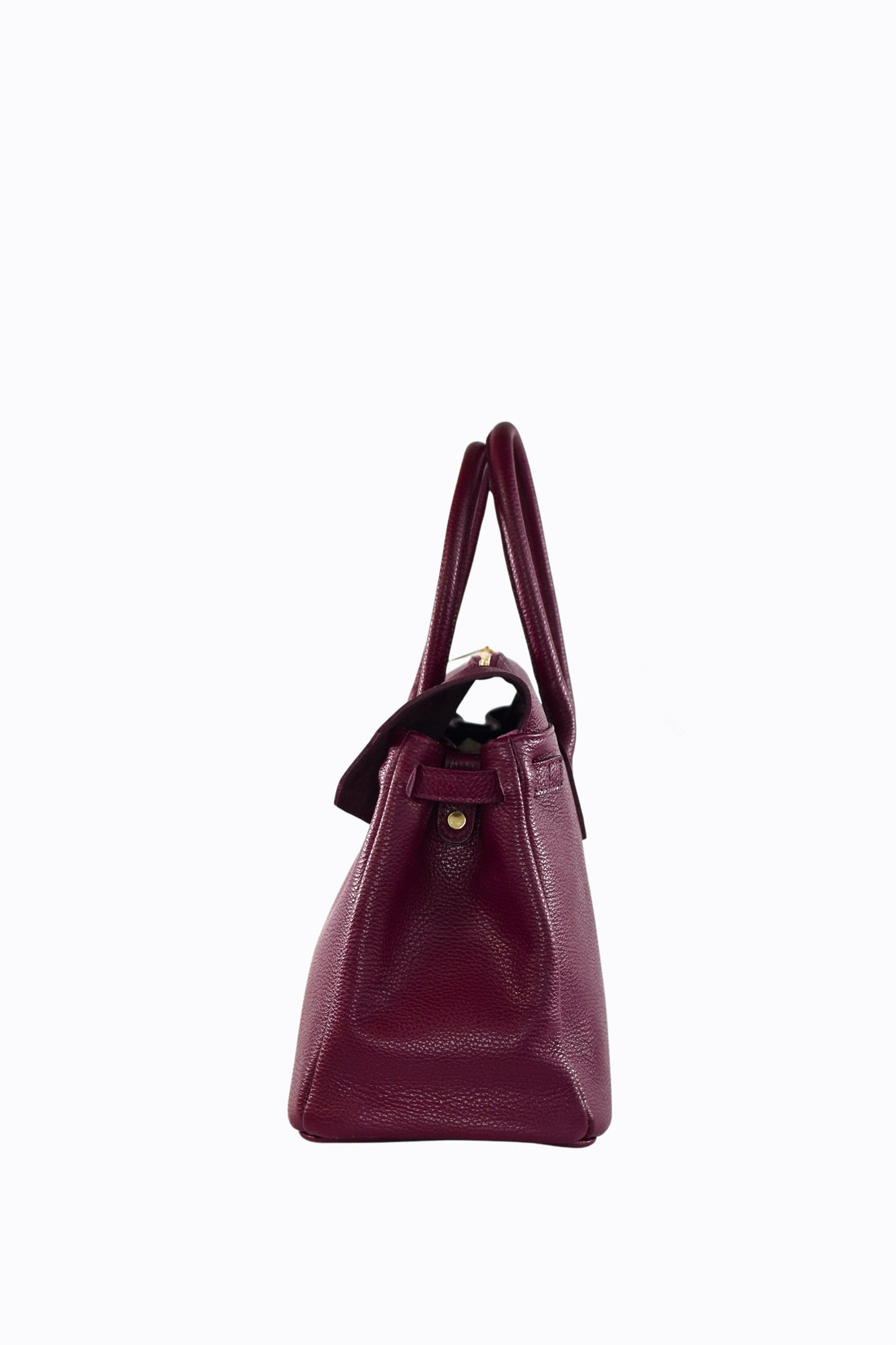 ELIZABETH BAG IN TOGO LEATHER BURGUNDY