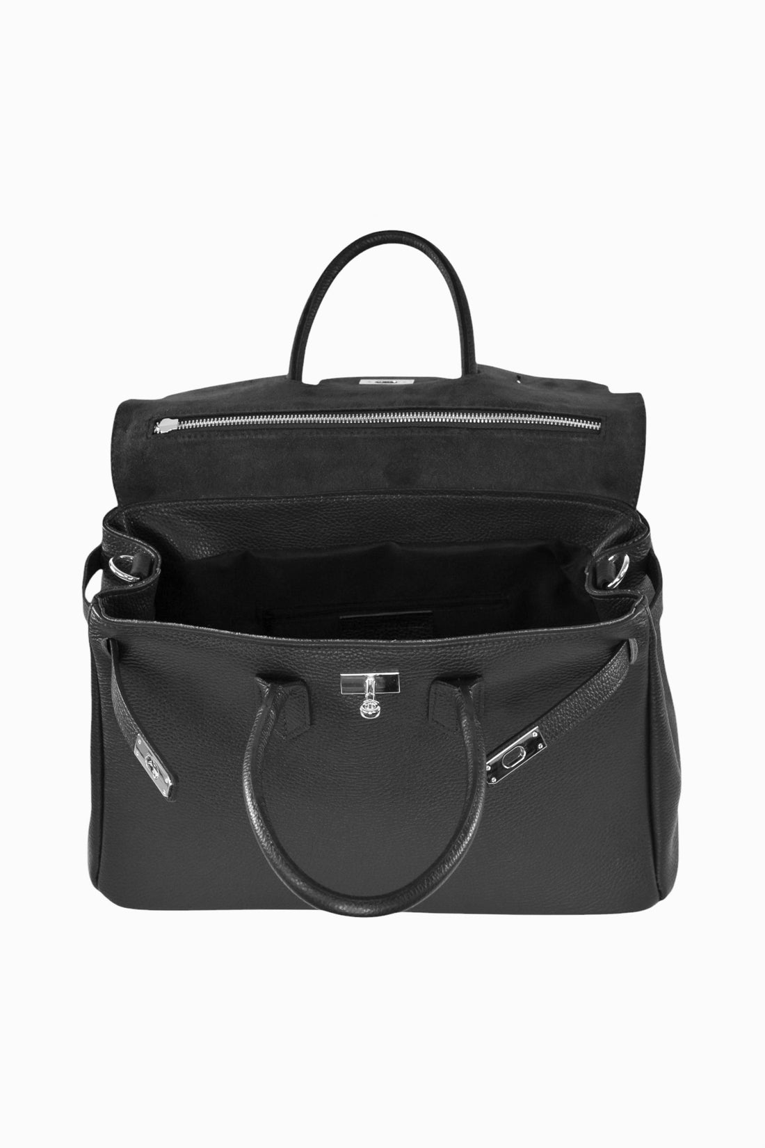 ELIZABETH BAG IN TOGO LEATHER DARK BROWN