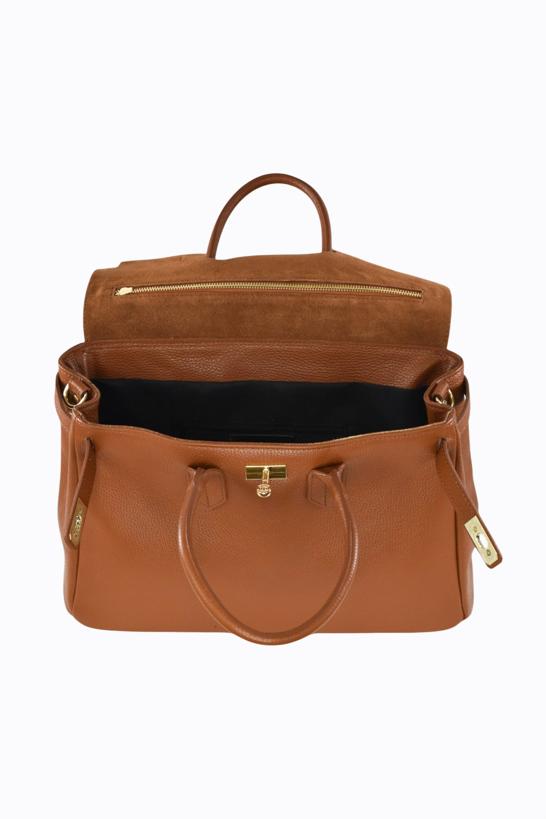 ELIZABETH BAG IN TOGO LEATHER TAN