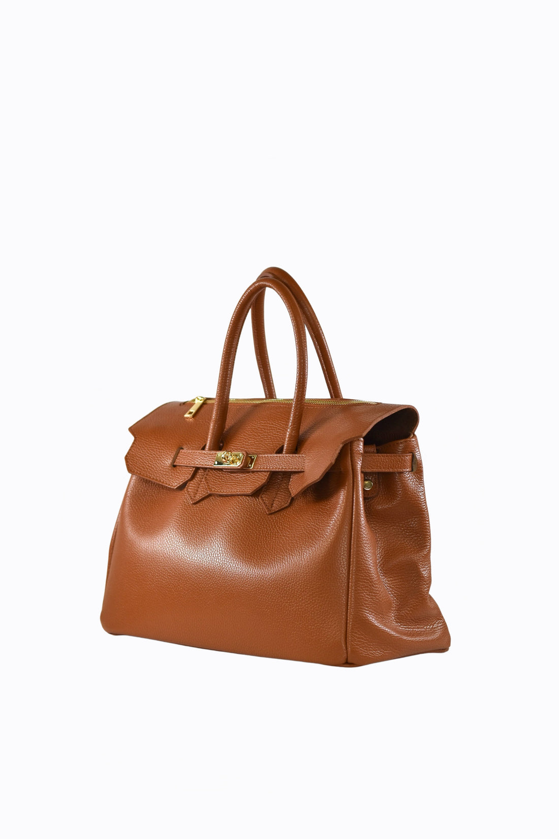 ELIZABETH BAG IN TOGO LEATHER TAN