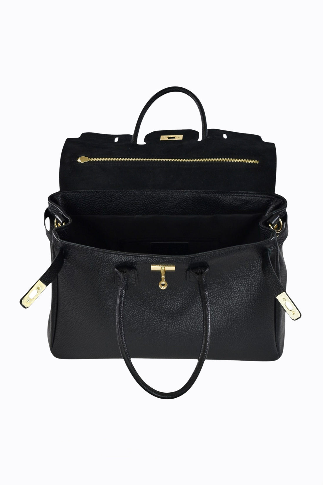 ELIZABETH BAG IN TOGO LEATHER BLACK