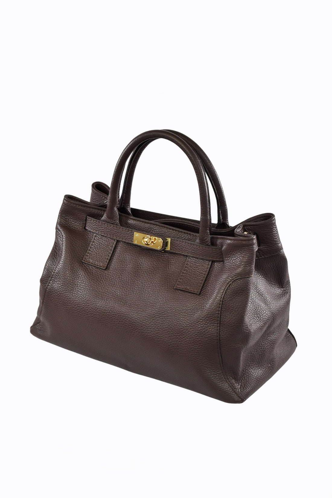 HELENA BAG IN DARK BROWN TOGO LEATHER