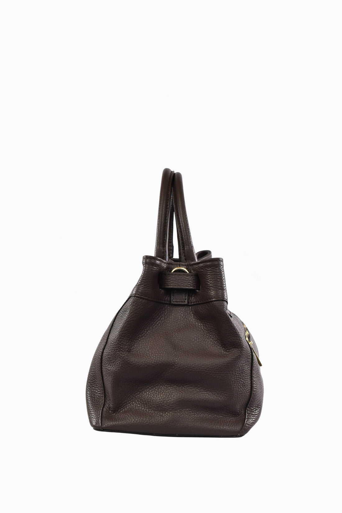 HELENA BAG IN DARK BROWN TOGO LEATHER