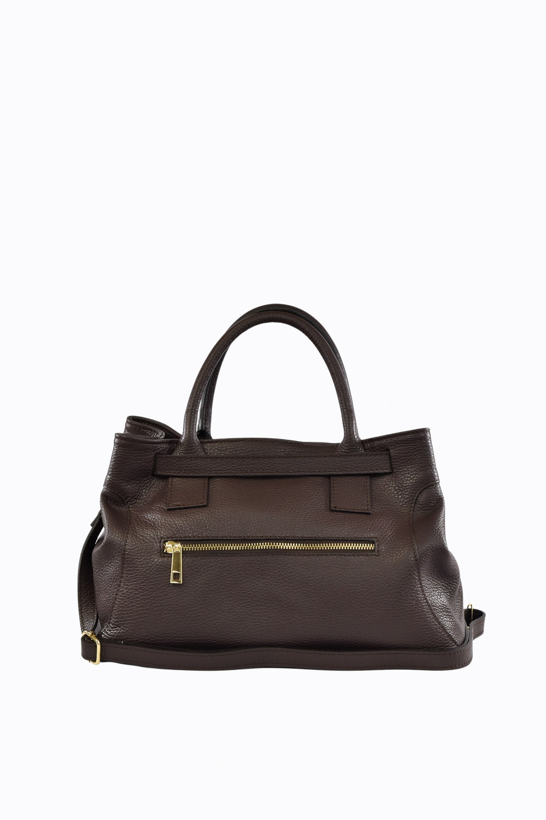 HELENA BAG IN DARK BROWN TOGO LEATHER