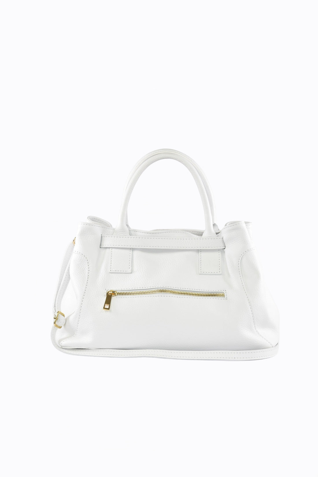 HELENA BAG IN WHITE TOGO LEATHER