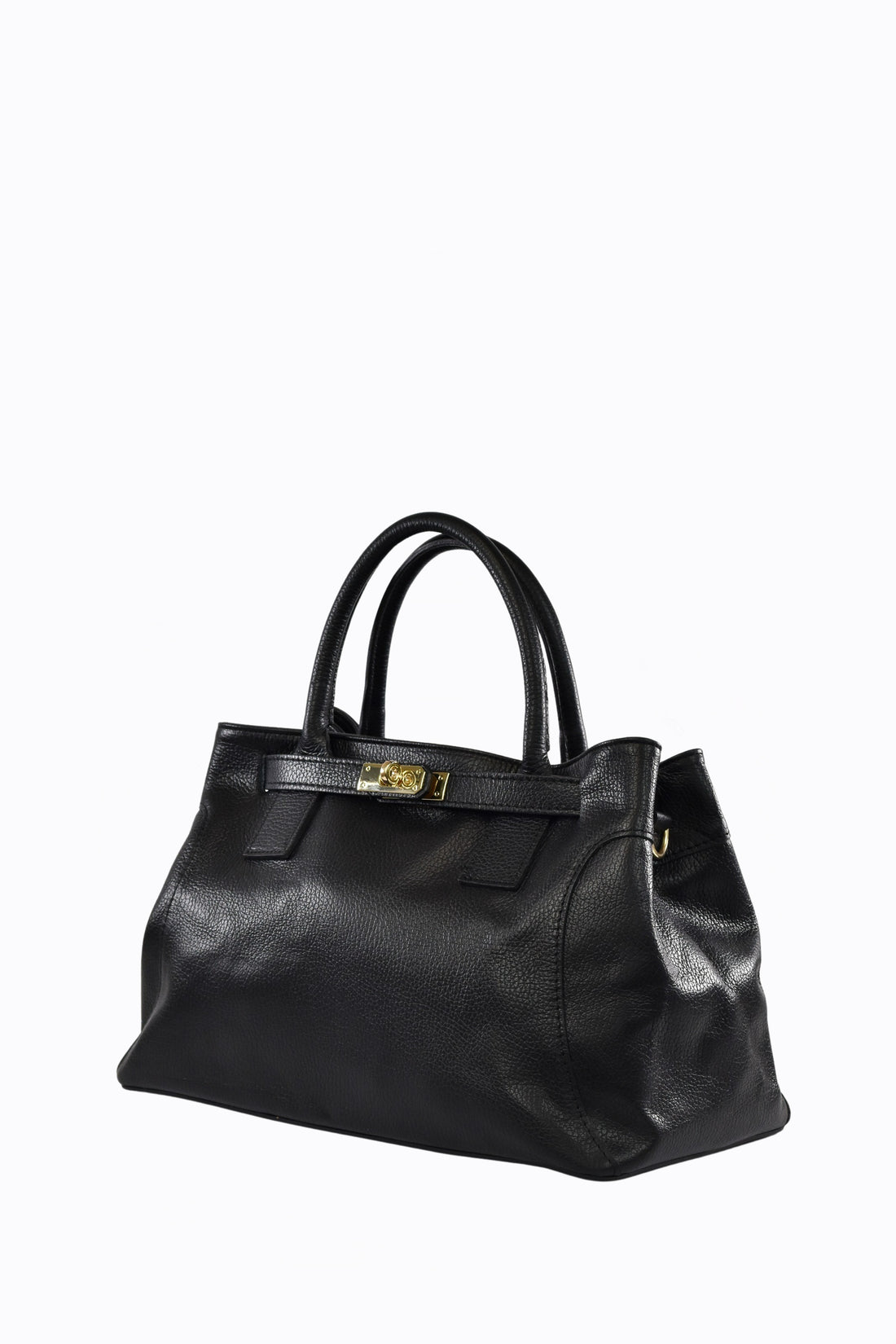 HELENA BAG IN BLACK TOGO LEATHER