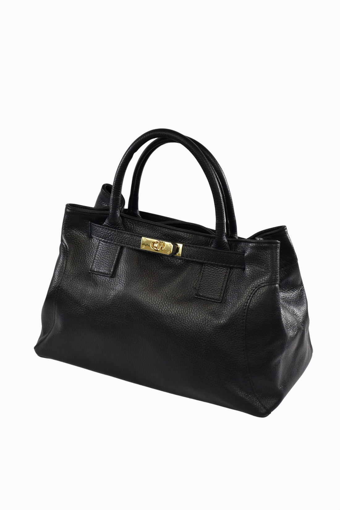 HELENA BAG IN BLACK TOGO LEATHER
