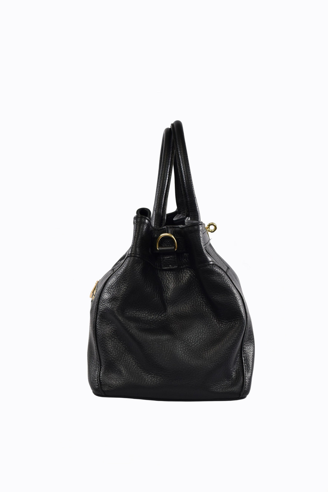 HELENA BAG IN BLACK TOGO LEATHER