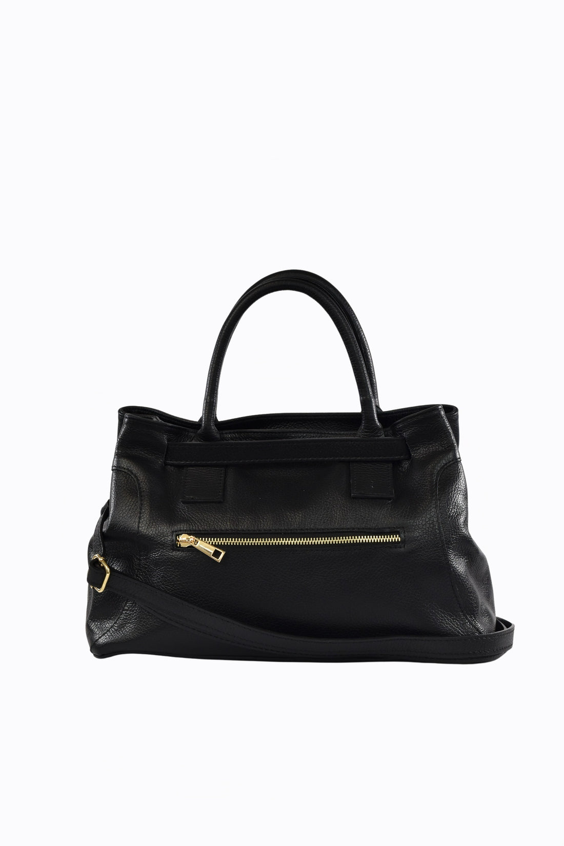 HELENA BAG IN BLACK TOGO LEATHER