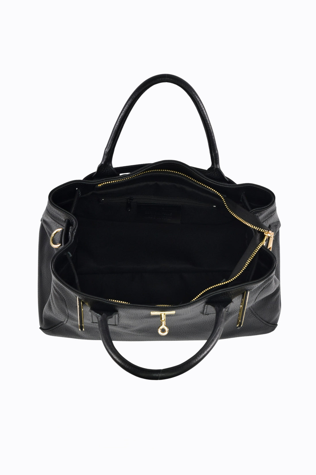 HELENA BAG IN BLACK TOGO LEATHER
