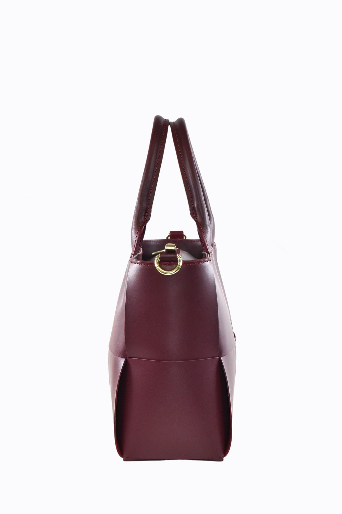 Lauren bag in brushed burgundy leather