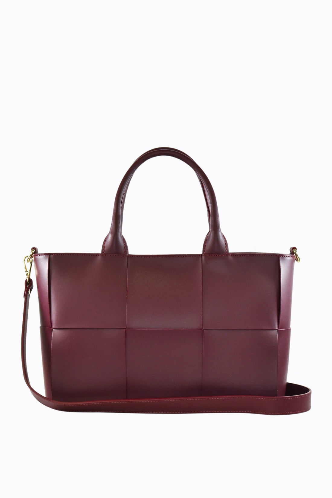 Lauren bag in brushed burgundy leather
