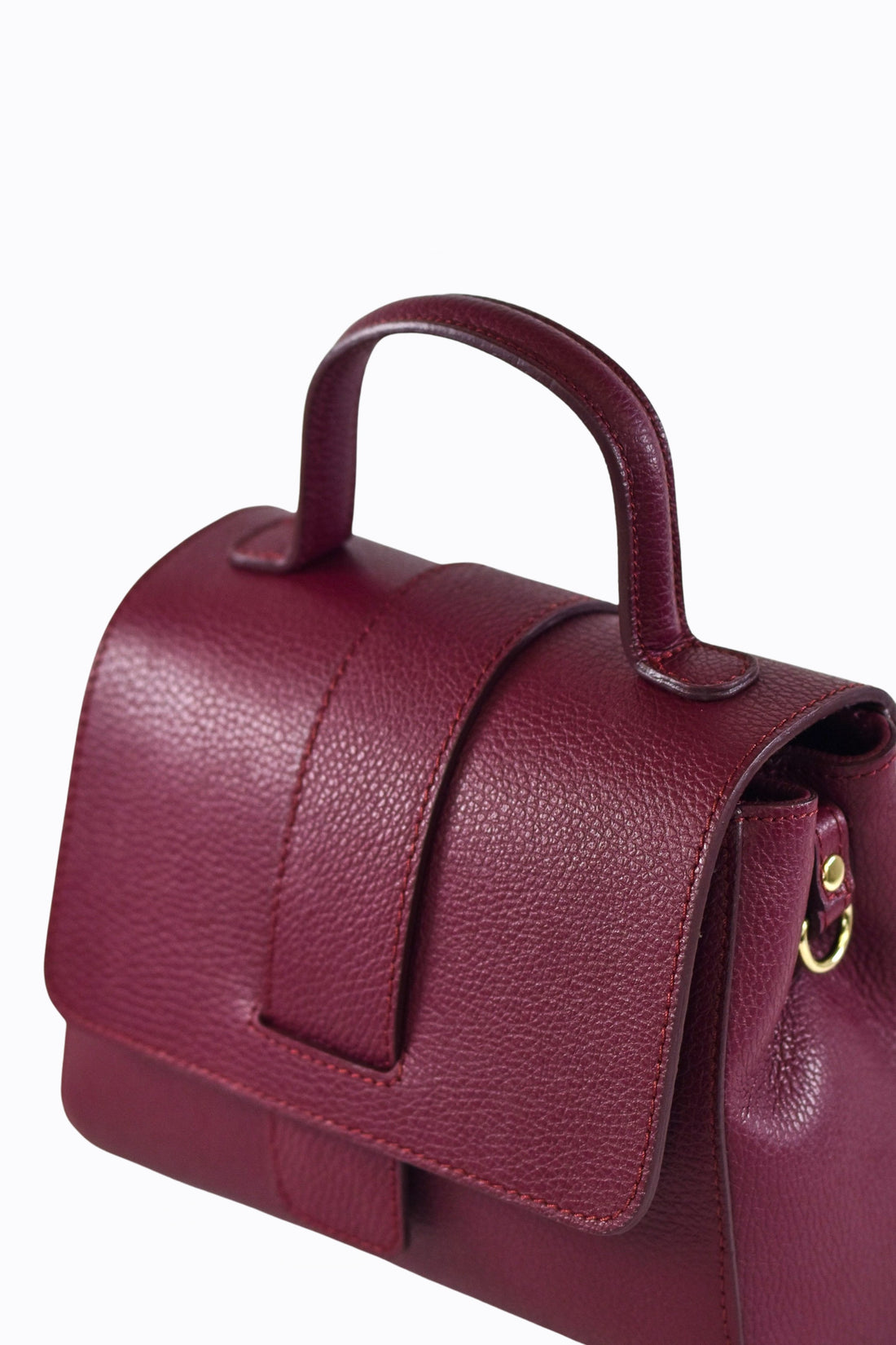 Madison bag in Burgundy Dollar leather