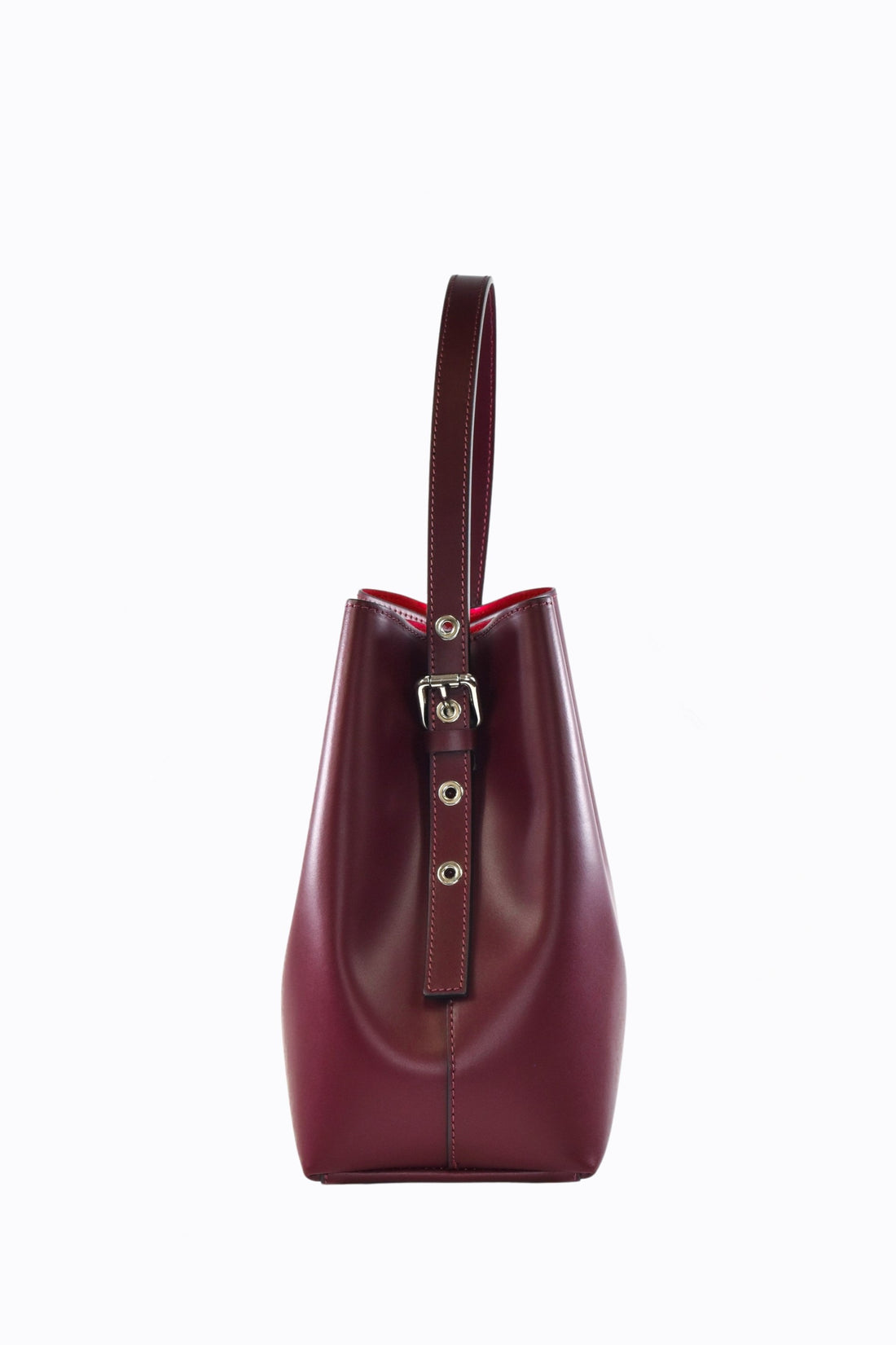 Melany Bag in Burgundy Brushed Leather
