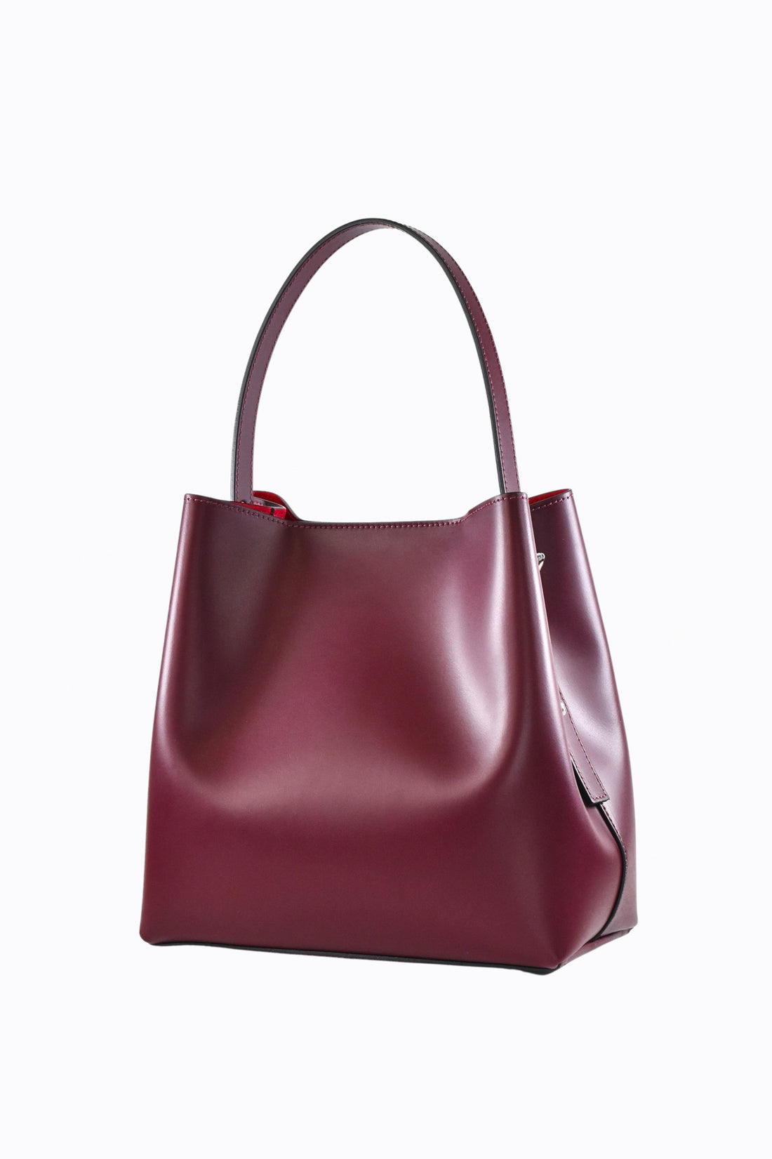 Melany Bag in Burgundy Brushed Leather